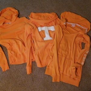 3 PINK Tennessee Vols hoodies